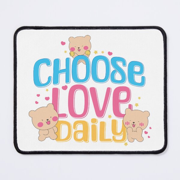 Item preview, Choose Love Daily – Christian Faith designed and sold by Verse & Vibes.
