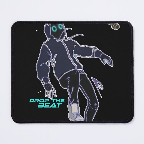 Item preview, Floating Figure Neon Outline Musician Aura designed and sold by ACIDO-BASICO.
