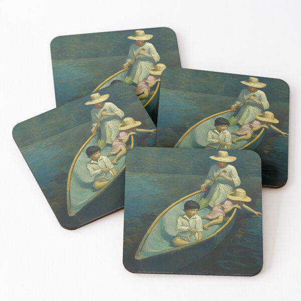 Item preview, Fine Art Painting - Boating #3 designed and sold by DroneWorks Creative.