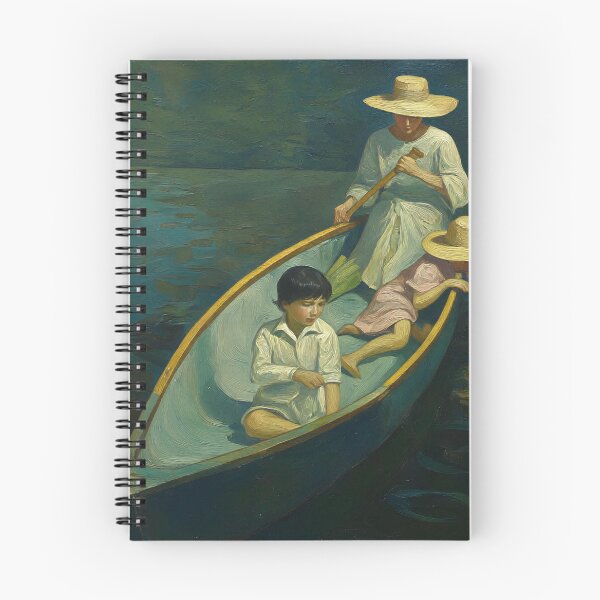 Item preview, Fine Art Painting - Boating #3 designed and sold by DroneWorks Creative.