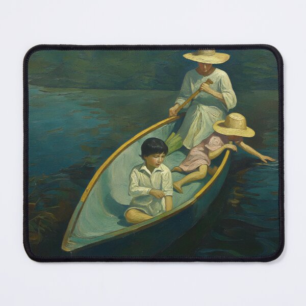 Item preview, Fine Art Painting - Boating #3 designed and sold by DroneWorks Creative.