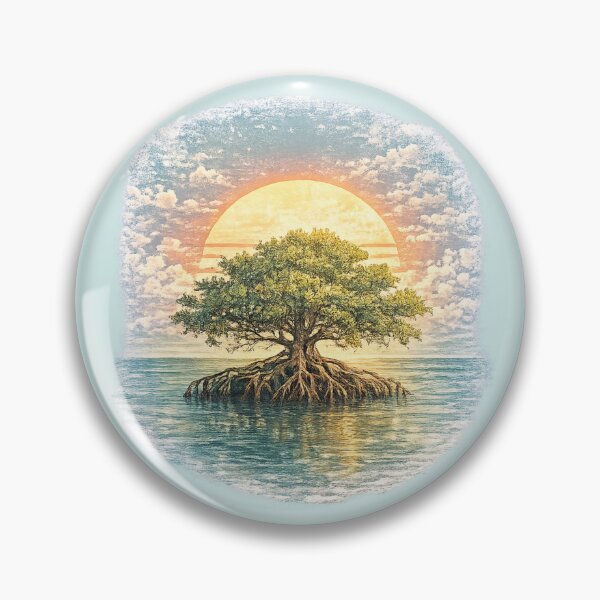 Item preview, Unique BeautyF lorida Mangrove Sunset Paradise designed and sold by piketo.