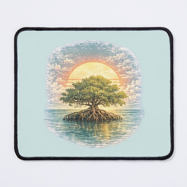 Item preview, Unique BeautyF lorida Mangrove Sunset Paradise designed and sold by piketo.