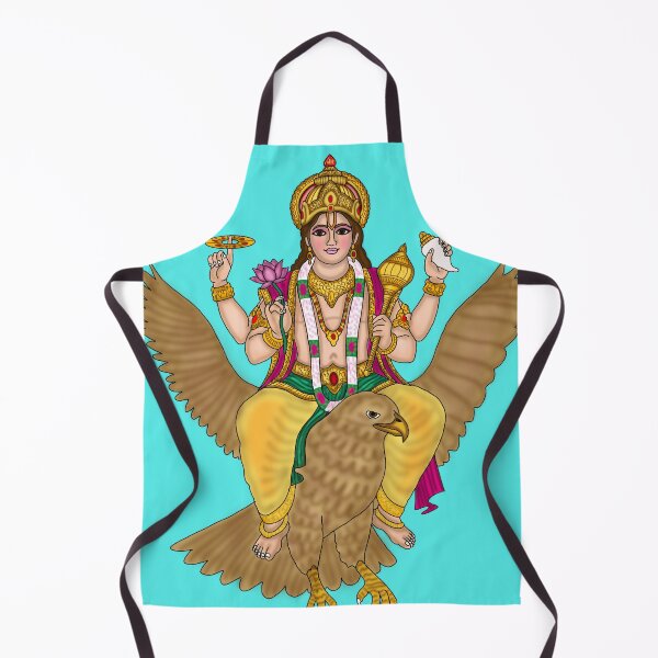 Item preview, Lord Vishnu on Garuda Artwork | Divine Hindu Digital Illustration designed and sold by Harshit_Digital_Arts.