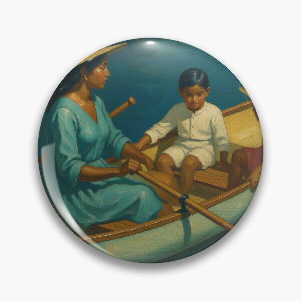 Item preview, Fine Art Painting - Boating #4 designed and sold by DroneWorks Creative.
