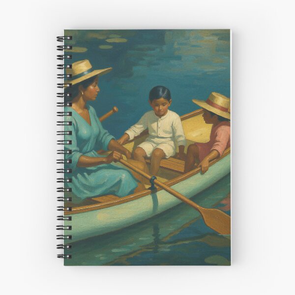 Item preview, Fine Art Painting - Boating #4 designed and sold by DroneWorks Creative.