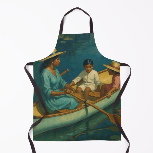 Item preview, Fine Art Painting - Boating #4 designed and sold by DroneWorks Creative.