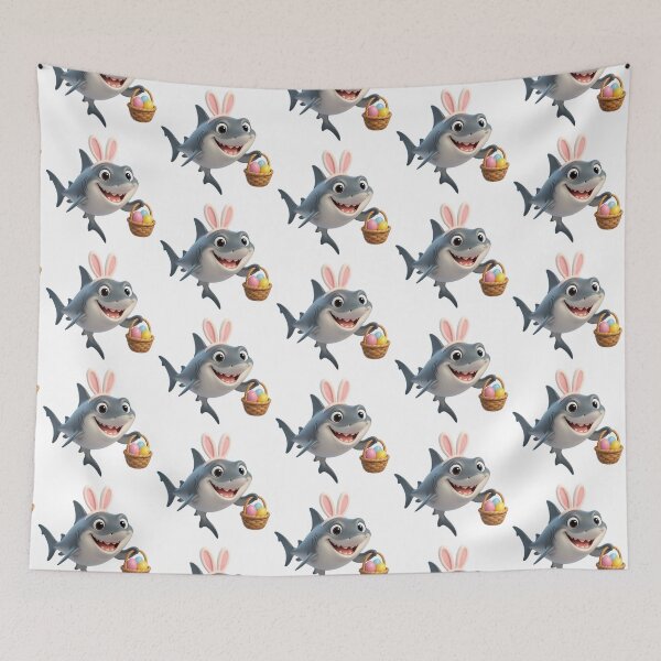 Item preview, Easter Spinner Shark designed and sold by Sillytoe.