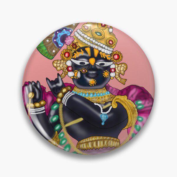 Item preview, Radha Raman (Vrindavan) Digital Artwork | Divine Krishna Hindu Spiritual Illustration designed and sold by Harshit_Digital_Arts.