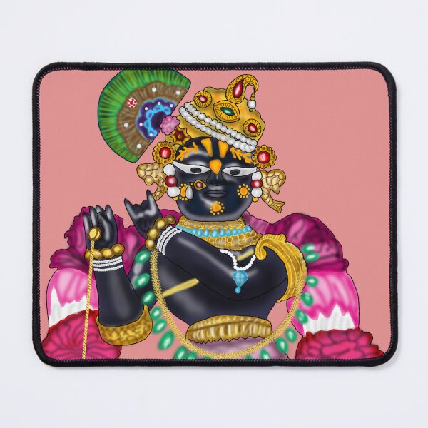Item preview, Radha Raman (Vrindavan) Digital Artwork | Divine Krishna Hindu Spiritual Illustration designed and sold by Harshit_Digital_Arts.