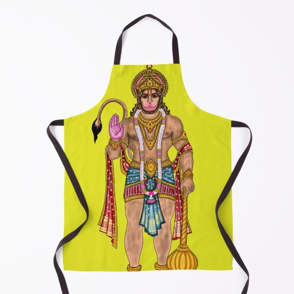 Item preview, Hanuman Standing Hanuman Artwork | Divine Hindu God Digital Illustration designed and sold by Harshit_Digital_Arts.