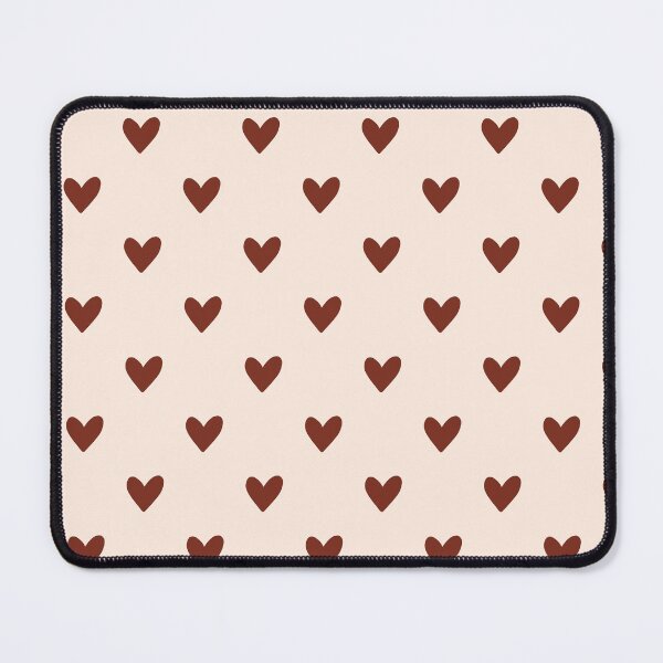 Item preview, Minimalist Brown Heart Pattern Phone Case for Girls | Aesthetic Neutral Heart Journal for Students | Simple Creamy Heart Pattern Blanket for Mom | Chic Beige Square Heart Tote Bag for Teachers designed and sold by VivaFy.