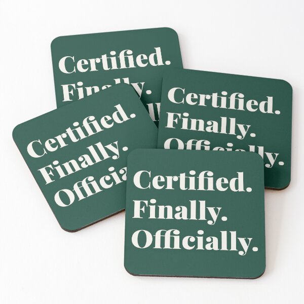 Item preview, Certified Finally Officially School Psychologist Gift designed and sold by 2SDFromFine.