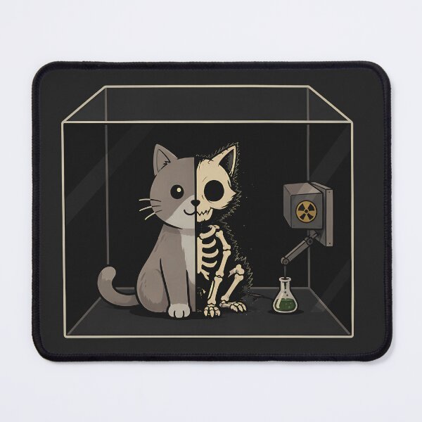 Item preview, Oi, Erwin! (My cat would like a word, Dr Schrodinger) designed and sold by Cathedral of Curiosity.