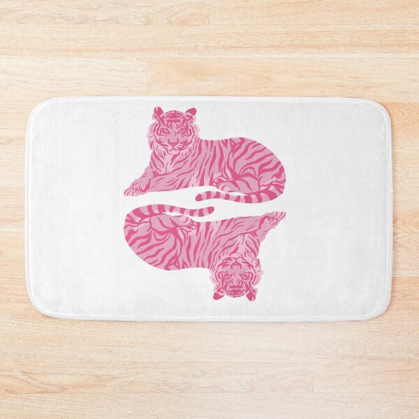 Item preview, Minimalist Vintage Pink Tiger Illustration Art designed and sold by shaescreations1.