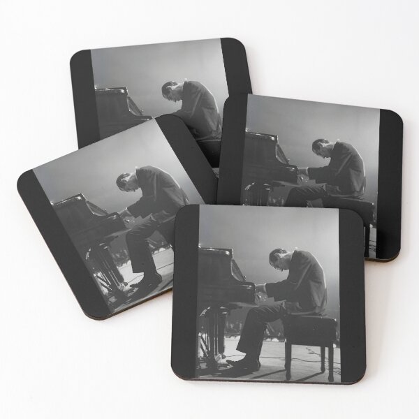 Item preview, Focused Musician at Piano Monochromatic designed and sold by st-orm-ivan.