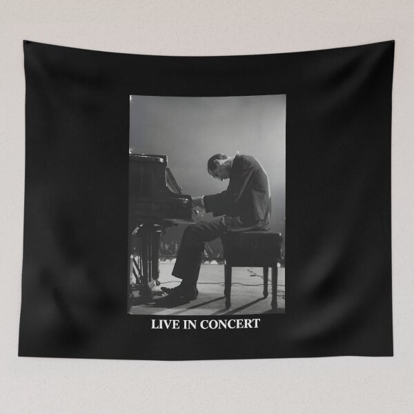 Item preview, Focused Musician at Piano Monochromatic designed and sold by st-orm-ivan.