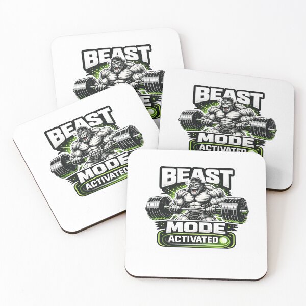 Item preview, Beast Mode Activated Gym Gorilla Bodybuilding designed and sold by Digistore1221.
