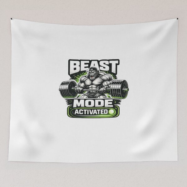 Item preview, Beast Mode Activated Gym Gorilla Bodybuilding designed and sold by Digistore1221.