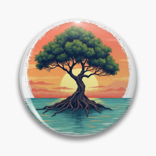 Item preview, Casual Florida Mangrove Sunset Paradise designed and sold by piketo.