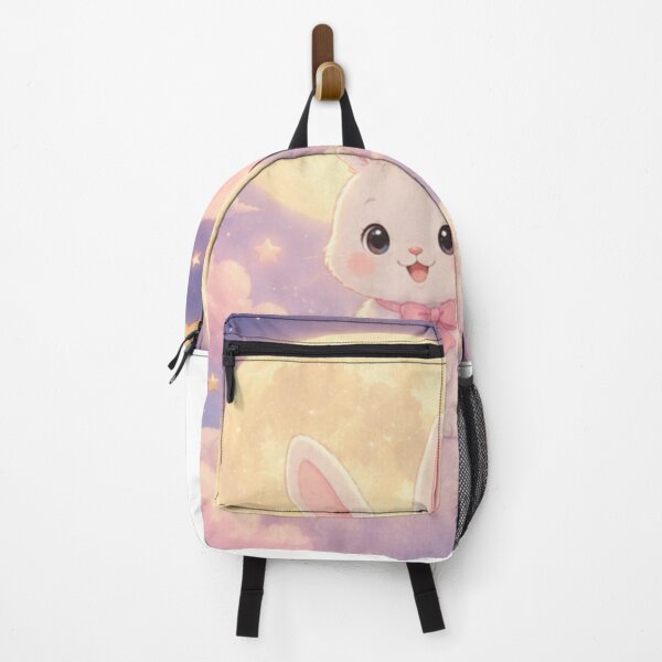 Item preview, Cute Moon Bunny Kawaii Pastel Dreamy Rabbit Illustration designed and sold by LunaMochi.