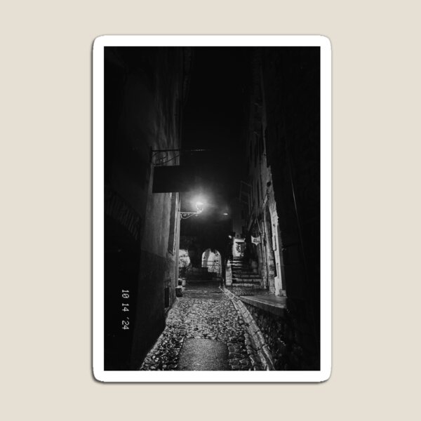 Item preview, Saint Paul De Vence in Black and White at Night 10 designed and sold by stuartsingleton.