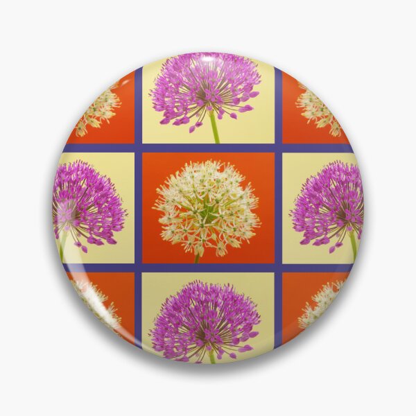 Item preview, Allium Garlic Flower Macro Photography Collage Art designed and sold by JurateArt-DK.