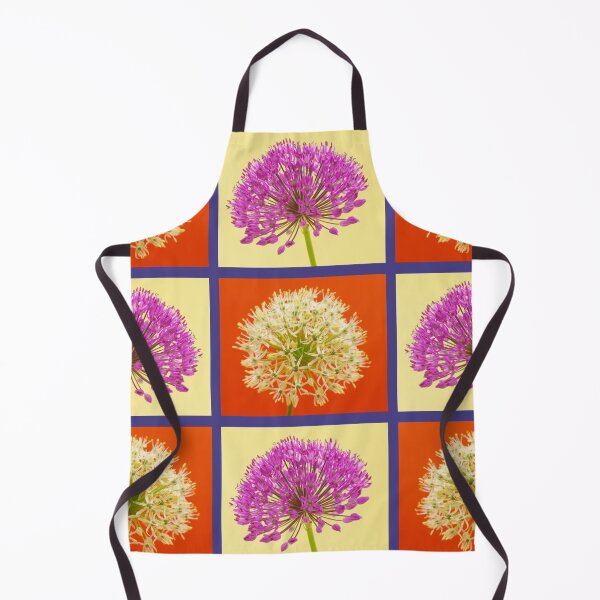 Item preview, Allium Garlic Flower Macro Photography Collage Art designed and sold by JurateArt-DK.