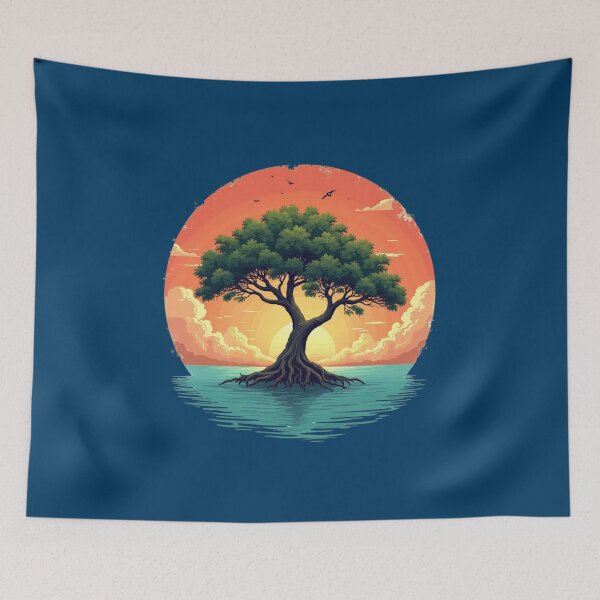 Item preview, Casual Florida Mangrove Sunset Paradise designed and sold by piketo.