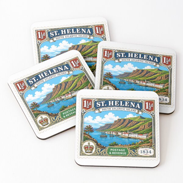 Item preview, St. Helena Postage Stamp designed and sold by Myra365Art.