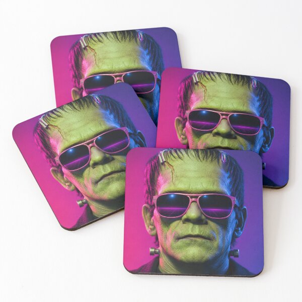 Item preview, Frankenstein Retro 80s Synthwave Sunglasses Horror designed and sold by TobinHood.