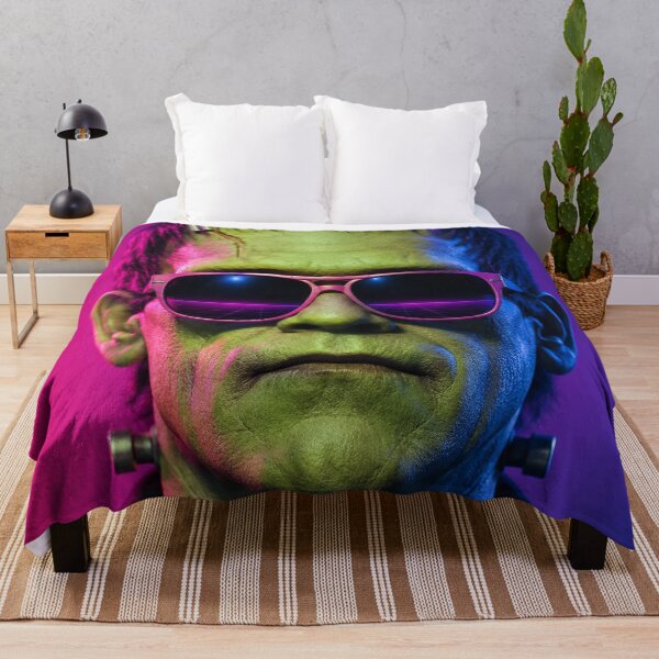 Item preview, Frankenstein Retro 80s Synthwave Sunglasses Horror designed and sold by TobinHood.
