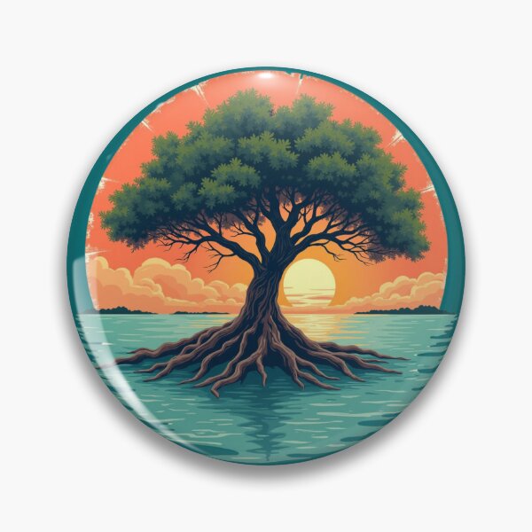 Item preview, Casual Florida Mangrove Sunset Paradise designed and sold by piketo.