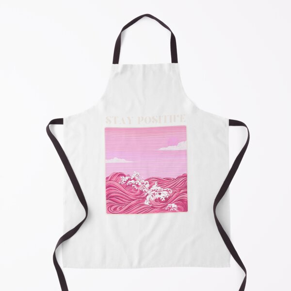 Item preview, Stay Positive Pink Japanese Wave Aesthetic Art designed and sold by shaescreations1.