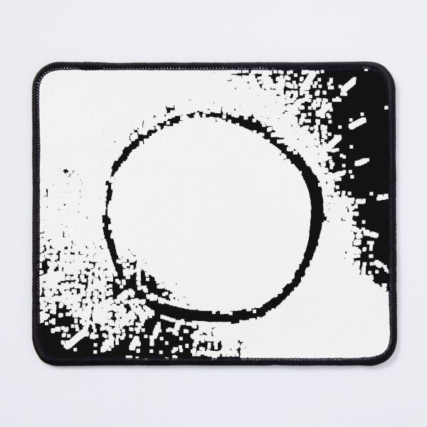 Item preview, Ditch - Minimalist Brutalist Black and White Glitch Circle designed and sold by MAMA.art.Rio <Marsailhe_Milward>.