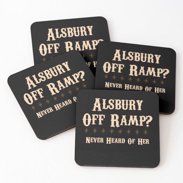 Item preview, Burleson “Alsbury Off Ramp Never Heard Of Her” Design designed and sold by Vileprint.