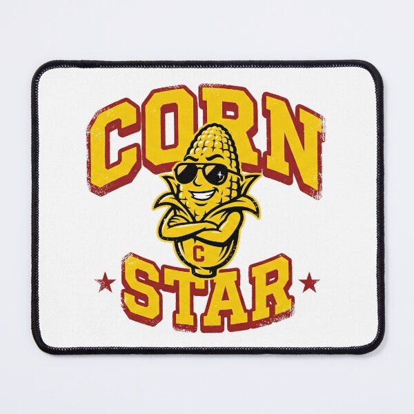 Item preview, Corn Star Retro Varsity Mascot Vintage College Athletic designed and sold by Chrono Design Workx.