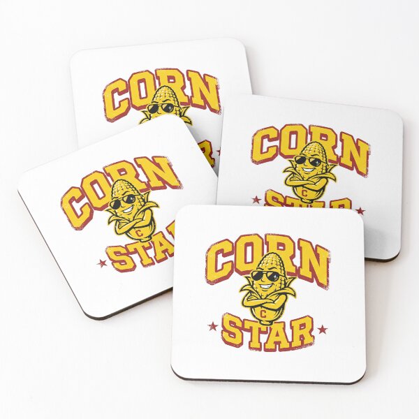 Item preview, Corn Star Retro Varsity Mascot Vintage College Athletic designed and sold by Chrono Design Workx.