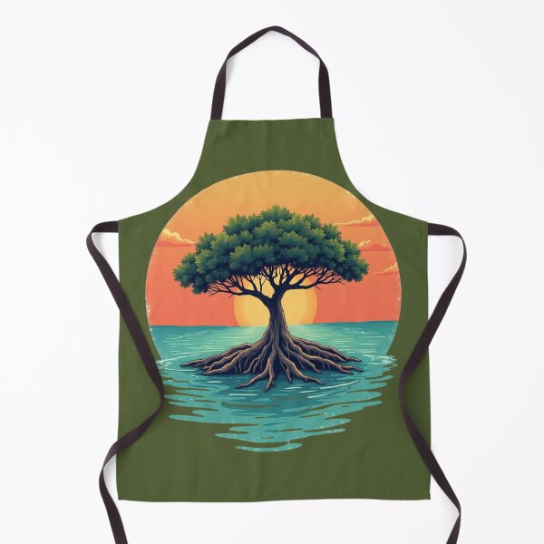Item preview, Coastal Casual Florida Mangrove Sunset Paradise designed and sold by piketo.