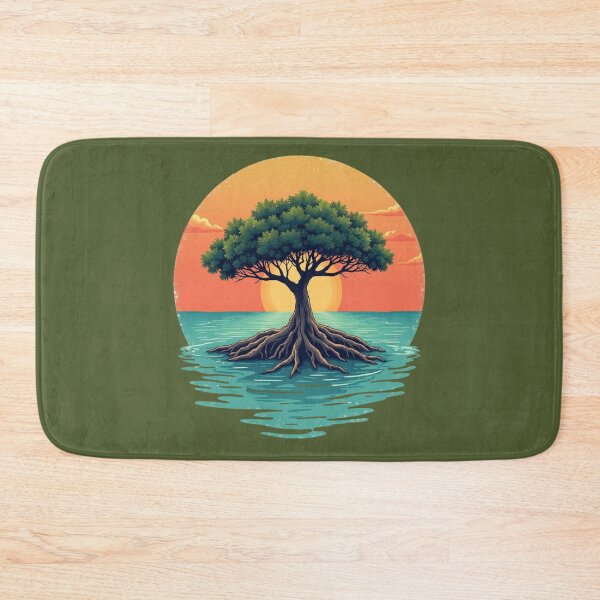 Item preview, Coastal Casual Florida Mangrove Sunset Paradise designed and sold by piketo.