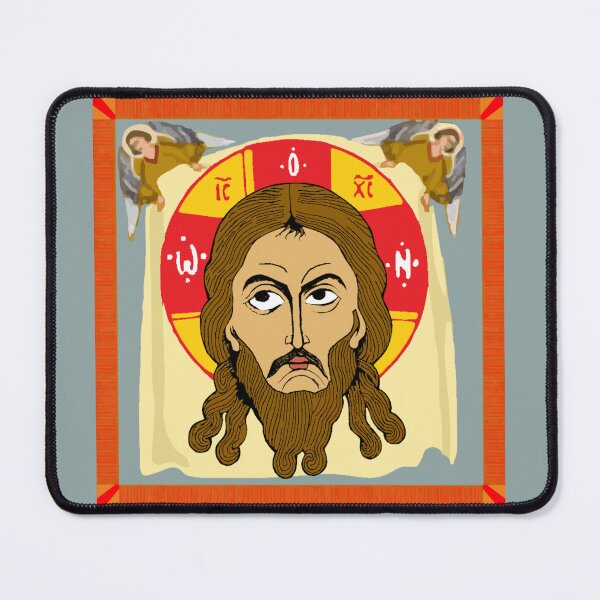 Item preview, Jesus Christ Holy Face | Detailed Eastern Orthodox Christian Byzantine Icon designed and sold by Based History.