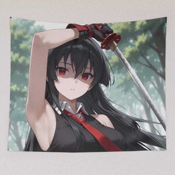 Item preview, Akame Akame Ga Kill Forest Focus Red Eyes designed and sold by 108Recordings.