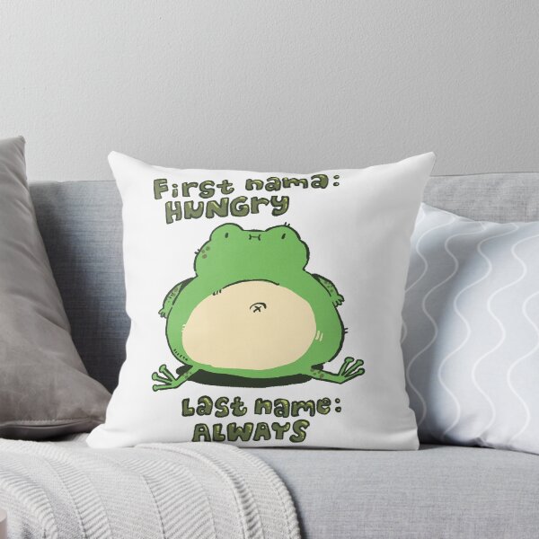 Item preview, Always Hungry Chubby Green Frog Drawing designed and sold by RNASstuff.