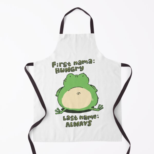 Item preview, Always Hungry Chubby Green Frog Drawing designed and sold by Childish by Design.