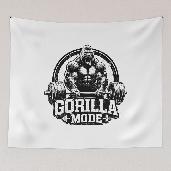 Item preview, Gorilla Mode Gym Bodybuilding Weightlifting Fitness designed and sold by Digistore1221.