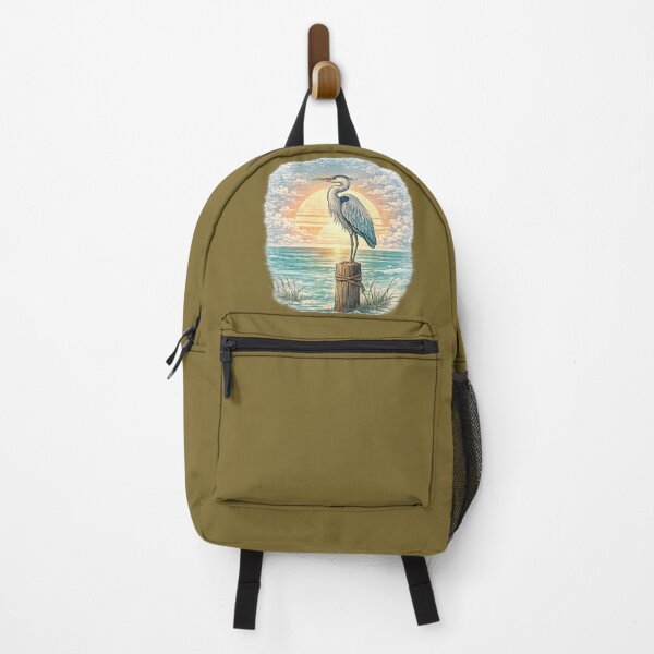 Item preview, Tropical Florida Heron Sunset Paradise designed and sold by piketo.