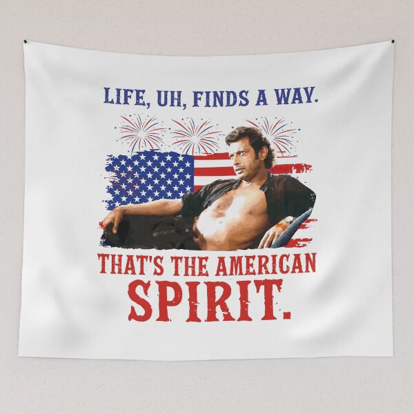 Item preview, Life, Uh, Finds A Way – That’s The American Spirit  designed and sold by Harmontal.
