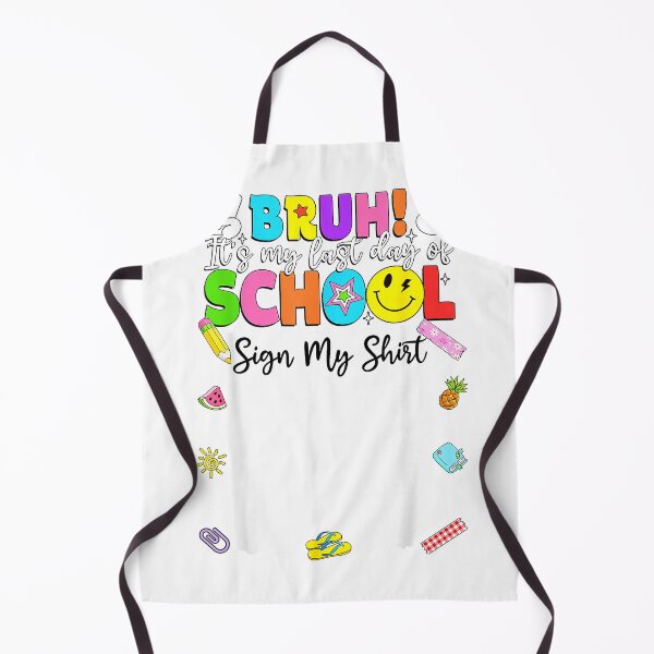 Item preview, Bruh It's My Last Day of School Sign My Shirt Graduation Kid T-Shirt designed and sold by DArtfulStudio.