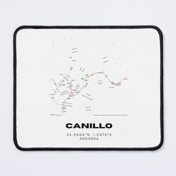 Item preview, Canillo Andorra Minimalist Map Art Print designed and sold by RM-Journey.