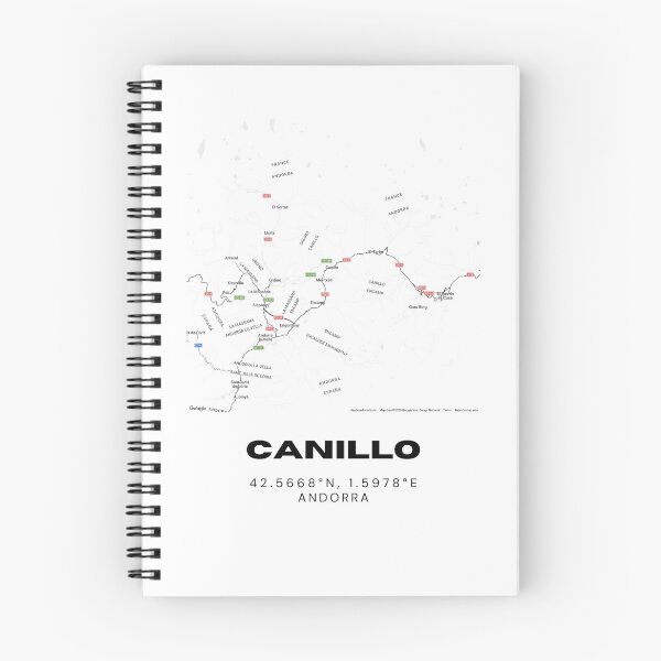 Item preview, Canillo Andorra Minimalist Map Art Print designed and sold by RM-Journey.